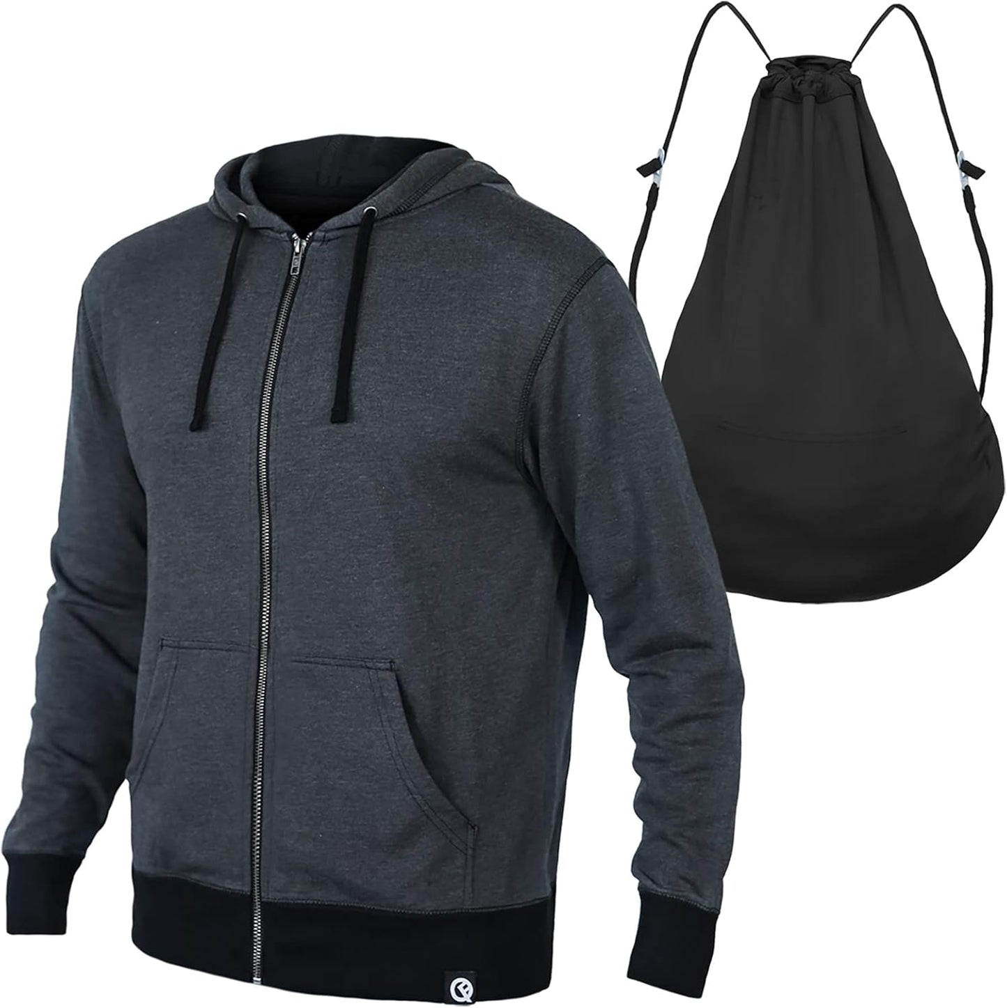 2-In-1 Reversible Backpack Hoodie (As Seen on SHARK TANK) Unisex Full-Zip Hero Hoodie